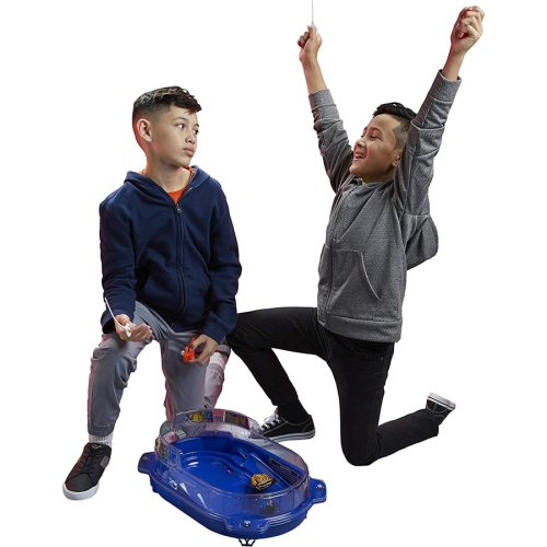 Ensemble de combat Burst Rise Hypersphere Vortex de Beyblade&nbsp;: ensemble complet avec stade de Beyblade, 2 jouets de combat et 2 lanceurs, 8 ans