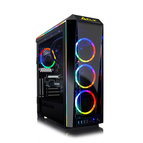 CLX SET Gaming Desktop - Liquid Cooled AMD Ryzen 9 5900X 3.7GHz 12-Core Processor, 64GB DDR4 RAM, Radeon RX 6900 XT 16GB GDDR6 Graphics, 1TB SSD, 6TB HDD, WiFi, Windows 11 Home