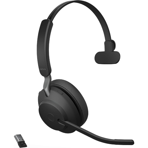 Jabra On-Ear Monaural Sound Isolating Truly Wireless Bluetooth 5.0 Headphones with Mic - Black
