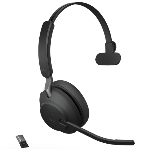 Jabra On-Ear Monaural Sound Isolating Truly Wireless Bluetooth 5.0 Headphones with Mic - Black
