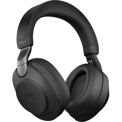 Jabra Over-Ear Noise Cancelling Sound Isolating Truly Wireless Headphones with Mic - Black