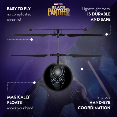 Marvel Avengers Panthère noire IR et OVNI Ball sous licence