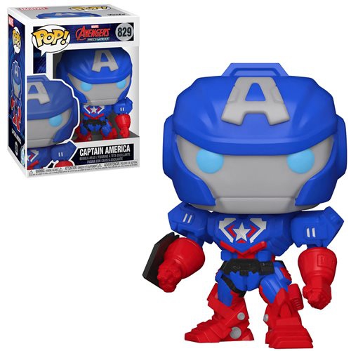 Pop Marvel Avengers Mechstrike 3.75 Inch Action Figure - Captain America Mech #829