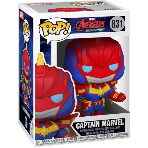 FUNKO  Pop Marvel Avengers Mechstrike 3.75 Inch Action Figure - Captain Marvel Mech #831