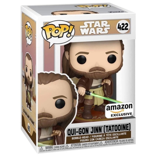 Pop Star Wars 3.75 Inch Action Figure Exclusive - Qui-Gon Jinn Tatooine #422