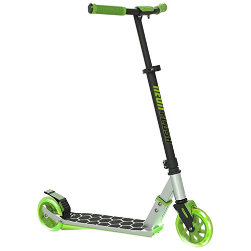 Yvolution Neon Flash Foldable Scooter - Black/Green