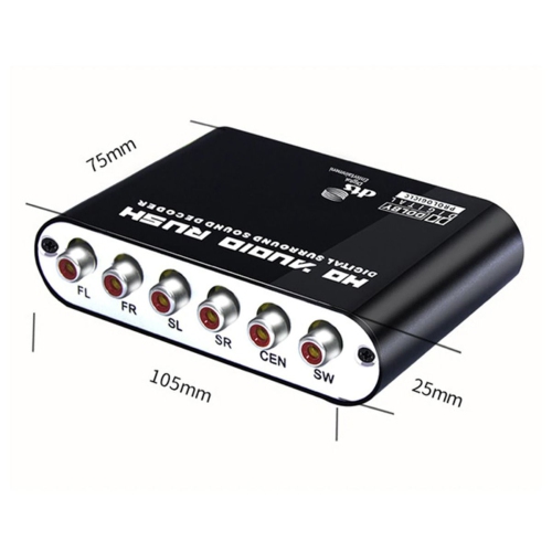 ISTAR Audio Digital to Analog Converter,HD Audio Rush Digital Sound Decoder,Audio Rush Converter