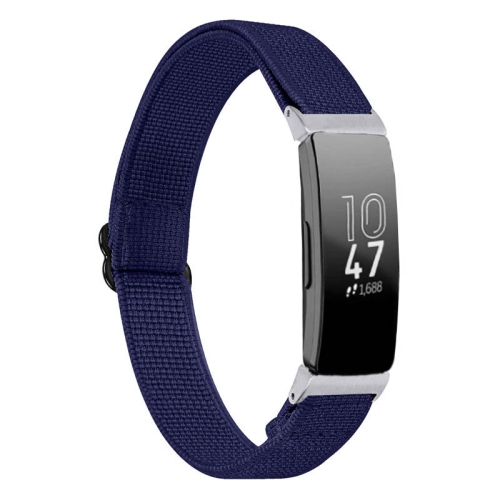 STRAPSCO  Elastic Nylon Watch Band Strap for Fitbit Inspire & Inspire Hr - In Navy