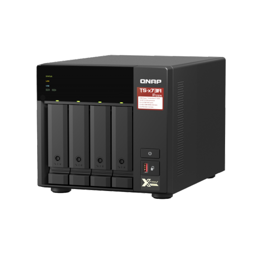 QNAP TS-473A Quad-core 2.2 GHz 2.5GbE NAS Supports M.2 NVMe SSD and PCIe Expansion