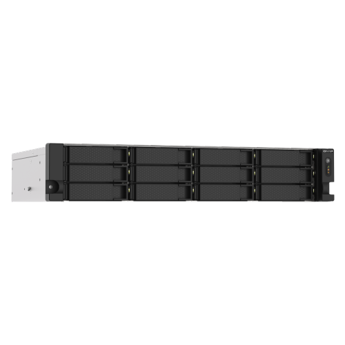 QNAP TS-1273AU-RP-8G-US 12 Bay High-Performance Rackmount NAS with 2 x 2.5GbE Ports, Redundant PSU