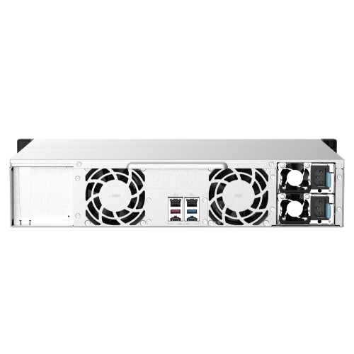 QNAP TS-1273AU-RP-8G-US 12 Bay High-Performance Rackmount NAS with 2 x 2.5GbE Ports, Redundant PSU