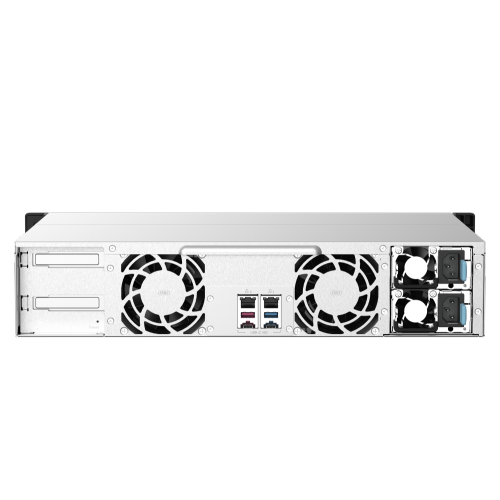 QNAP TS-1273AU-RP-8G-US 12 Bay High-Performance Rackmount NAS with 2 x 2.5GbE Ports, Redundant PSU