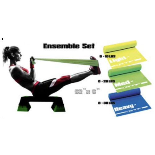 AEROBIC BANDS - SET OF 3