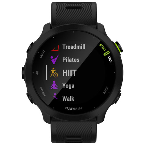 Garmin Forerunner 55 Bluetooth Running Smartwatch - Black