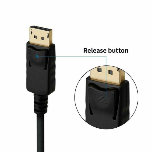 DisplayPort to DVI Adapter, Gold-Plated Display Port to DVI-D Adapter (Male to Female) Compatible with Computer, Desktop, Laptop, PC, Monitor,