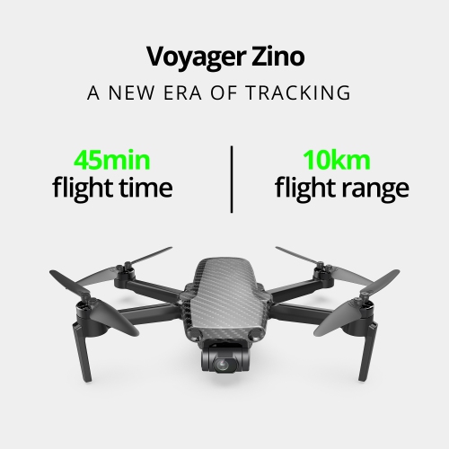 The Bigly Brothers Voyager Zino Drone, 249 Grammes, 10 Km de Portée, 4K  Ultra HD 30fps Appareil Photo, 3 Axes Cardan Ultra Stable, 135 Minutes de  Vol AI-Powered Suivez-Moi, Grand Combo Baller! 