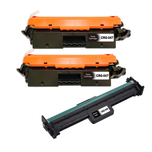toner4u - 3 Pack Compatible (2 Toner Cartridge+ DRUM Unit) for Canon 047, Canon 049 2164C001AA&nbsp;2165C001&nbsp;AA