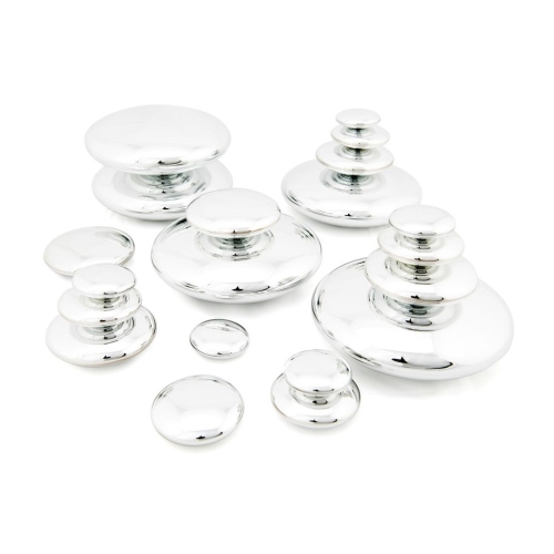 Mirrored Stacking Pebbles Silver 20pk. Product Code: EY04238 | Gift for Girls & Boys | Fun Pebbles Home Learning Toy