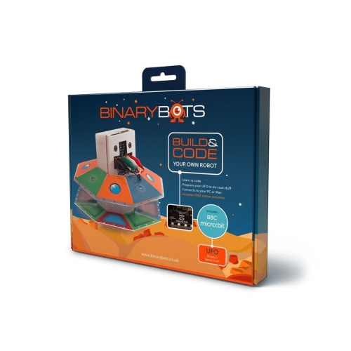TTS BBC: Micro-Bits UFO Robots – Programmable Robots, Carboard to Code UFO  Binary Bots, Coding Robot Toy for Programming & Learning (Pack of 1)