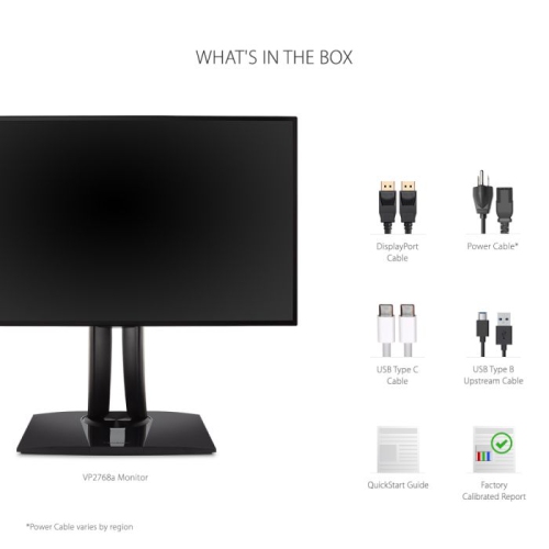 VIEWSONIC 27" WQHD 75Hz 5ms GTG IPS LCD Monitor