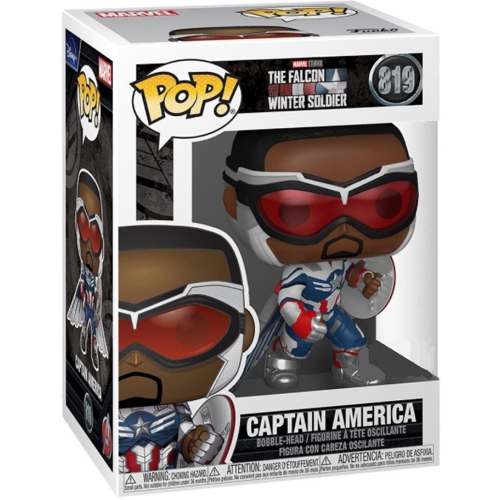 Pop Marvel The Falcon and the Winter Soldier 3.75 Inch Action Figure Exclusive - Captain America Sam Wilson #819