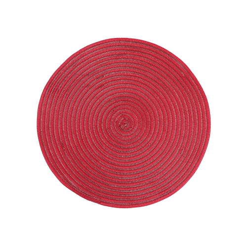 Woven Round Shimmer Placemat - Set of 12