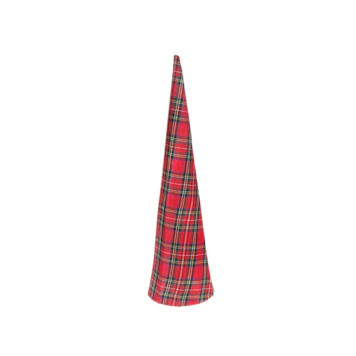 Christmas Plaid Cone Tree