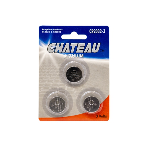 CHATEAU  120 X Cr2032 3 Volt Lithium Coin Cell Battery (40 Cards Of 3)