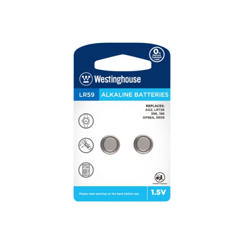 10 x LR59 / AG2 Westinghouse Alkaline Button Batteries