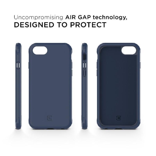 iPhone SE 2nd Gen - Magneto Rugged Slim Case, Navy Blue