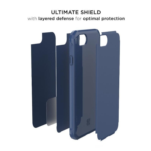 iPhone SE 2nd Gen - Magneto Rugged Slim Case, Navy Blue