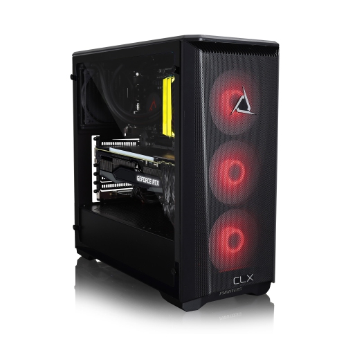 CLX GAMING Clx Set Vr-Ready Gaming Desktop - Liquid Cooled Amd Ryzen 7 3800X 3.9Ghz 8-Core Processor, 32GB Ddr4 Memory, Geforce Rtx 3060 Ti 8GB Gddr6 Graphics, 960GB SSD, 4Tb HDD, Wifi, Windows 10 Home 64-Bit