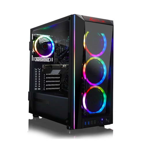 CLX SET Gaming Desktop - Liquid Cooled Intel Core i7 10700KF 3.8GHz 8-Core, 16GB DDR4 Memory, GeForce RTX 3070 8GB GDDR6, 480GB SSD, 2TB HDD, WiFi, Windows 11 Home
