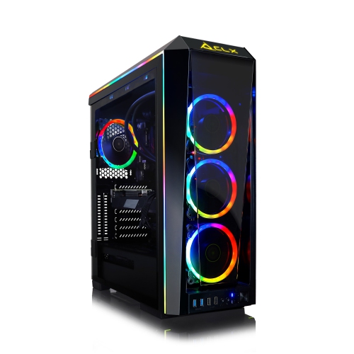CLX SET - Liquid Cooled Intel Core i7 10700K 3.8Ghz 8-Core Processor, 64GB DDR4 Memory, GeForce RTX 3070 8GB GDDR6 Graphics, 1TB SSD, 6TB HDD, WiFi, Windows 10 Home 64-bit