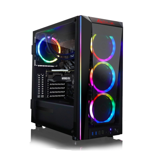 CLX GAMING Clx Set Vr-Ready Gaming Desktop - Liquid Cooled Intel Core I7 9700Kf 3.6Ghz 8-Core Processor, 32GB Ddr4 Memory, Geforce Rtx 3060 Ti 8GB Gddr6 Graphics, 960GB SSD, 4Tb HDD, Wifi, Windows 10 Home 64-Bit