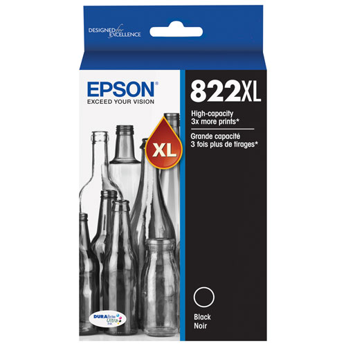 Epson DURABrite Ultra T822 XL Black Ink