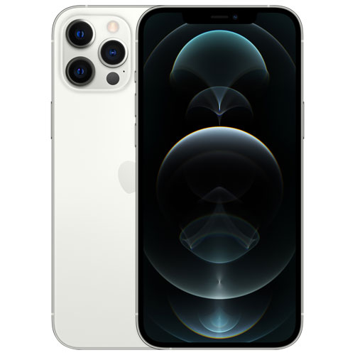 iPhone 12 Pro Max de 128 Go d'Apple offert par Shaw - Argenté - Paiement Balance mensuel