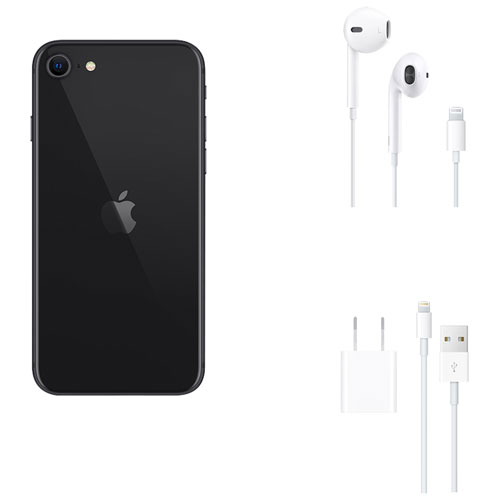 Apple iPhone SE 2nd Gen 64GB - Black (Boost Mobile ONLY) 海外 即決-