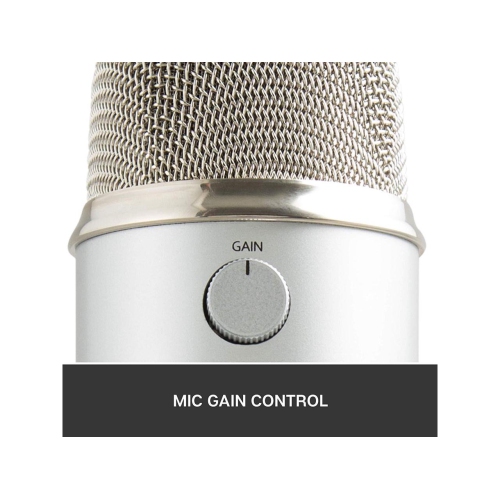USB MICROPHONE BLUE Yeti Silver Edition, Mic Only