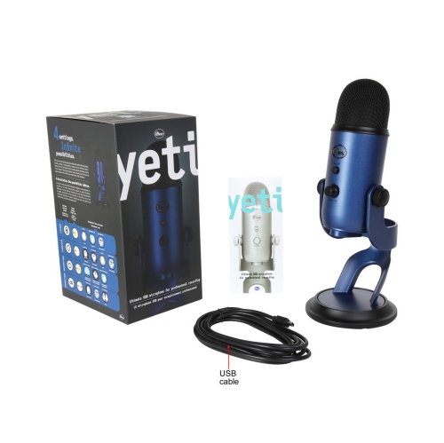 USB MICROPHONE Blue Microphones 988-000101 Yeti USB Microphone - Midnight Blue