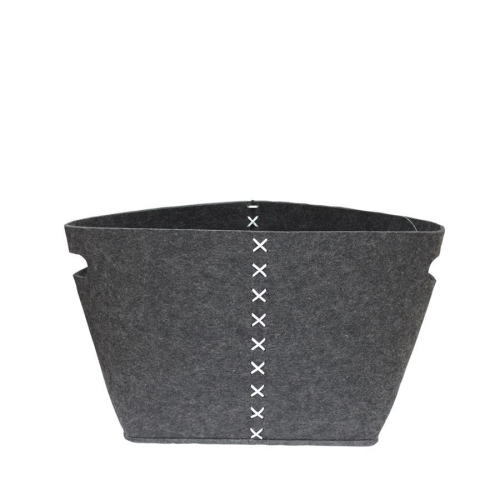 JESSAR  - Felt Storage Basket, 33.5 X 25 X 28Cm, Dark In Gray