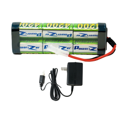 7.2 Volt NiMH Battery Pack + Wall Charger