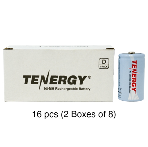 TENERGY  16 X D Nimh Batteries (10000 Mah)