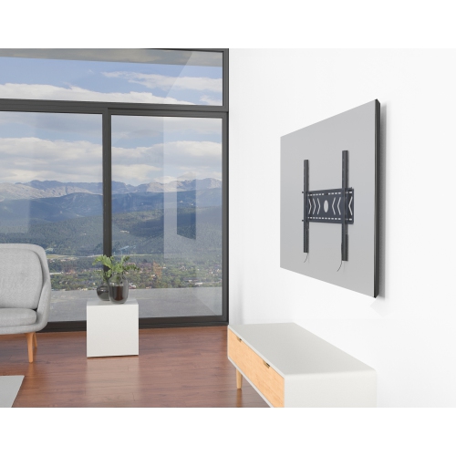 Amer Mounts - Fixed Heavy Duty Low Profile Flat Panel Wall Mount for 50-100 Inch Displays - BIGASSMOUNT100