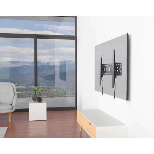 Amer Mounts - Heavy Duty Low Profile Tilting Flat Panel Wall Mount for 50-100 Inch Displays - BIGASSMOUNT100T