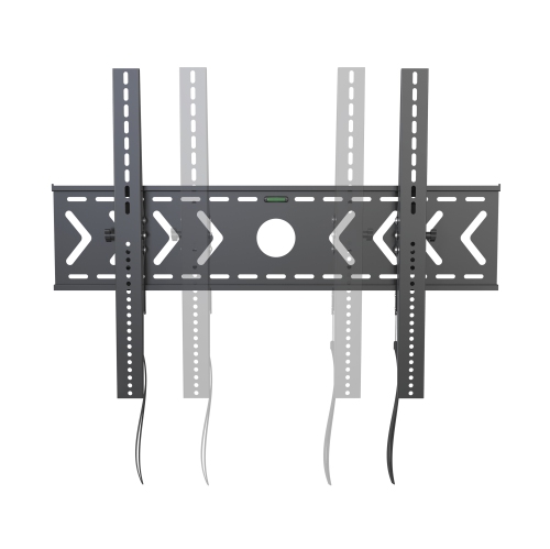 Amer Mounts - Heavy Duty Low Profile Tilting Flat Panel Wall Mount for 50-100 Inch Displays - BIGASSMOUNT100T