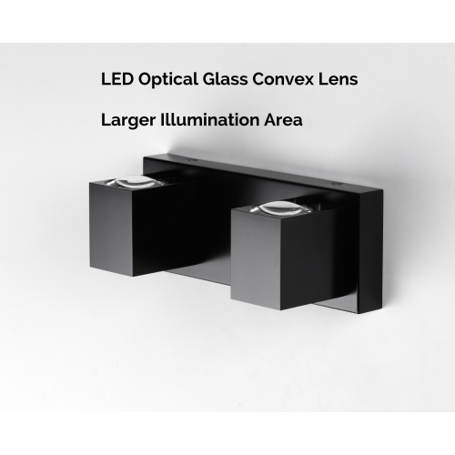 Tubicen 2 Lights Wall Sconce Light Up Down, 20W LED Dimmable Bathroom Vanity Light Over Mirror, Modern Indoor Wall Lamp for Bedroom Hallway Stairs,