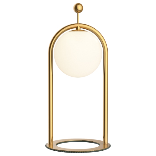 Crystal Brass Table Lamp 4-Light