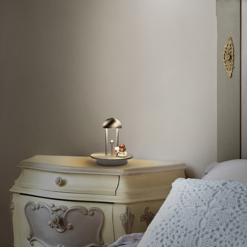 Tubicen Cordless Table Lamp, Rechargeable Battery Operated Lamp, LED Portable Bedside Lamps, Gesture Control with Memory Function, Stepless Dimmable