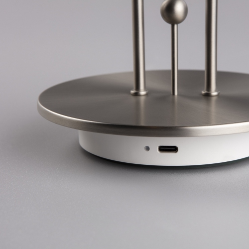 Tubicen Cordless Table Lamp, Rechargeable Battery Operated Lamp, LED Portable Bedside Lamps, Gesture Control with Memory Function, Stepless Dimmable